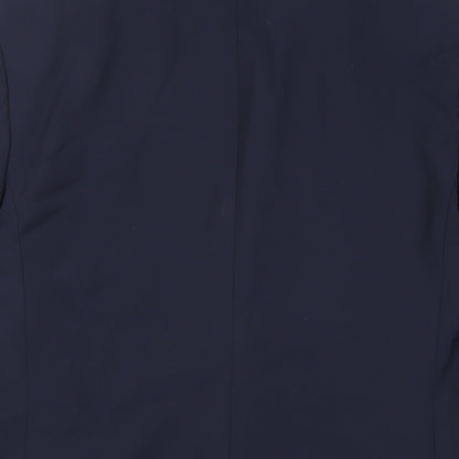 Autograph Mens Blue Wool Jacket Suit Jacket Size 36 Regular