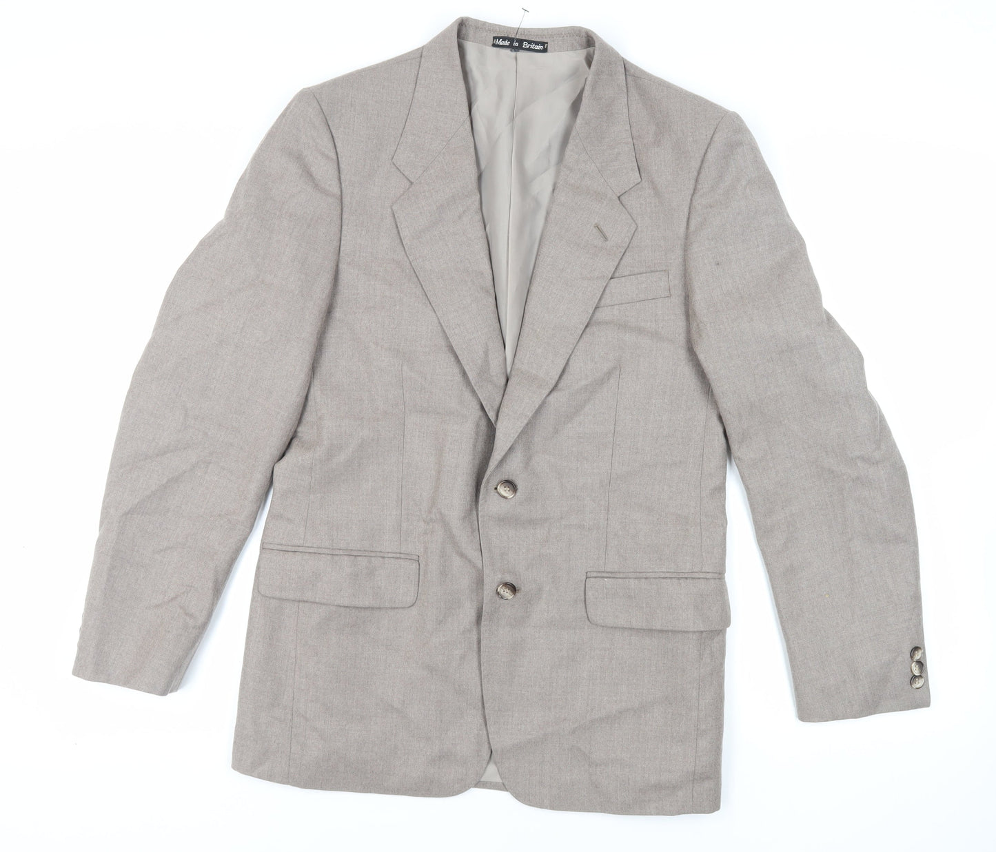 Mens UK Size 38 Dunn & Co Regular Beige Suit Jacket