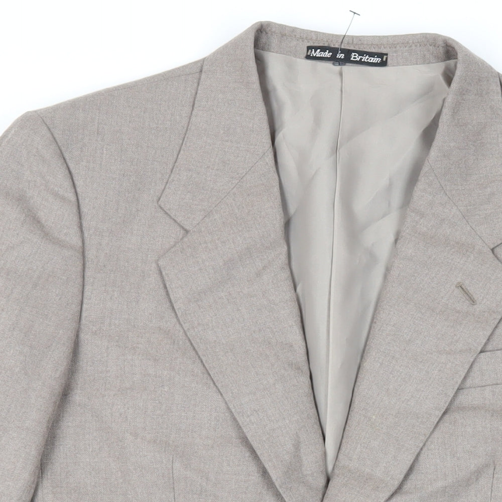 Mens UK Size 38 Dunn & Co Regular Beige Suit Jacket