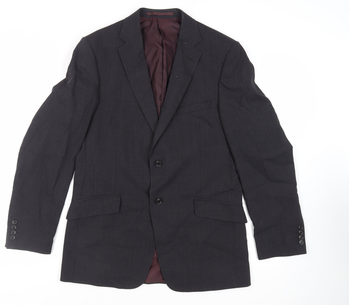 Mens UK Size 40 Marks and Spencer Regular Black Suit Jacket