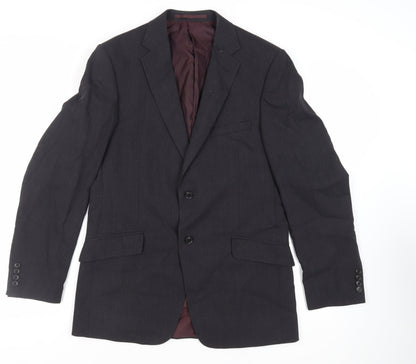 Mens UK Size 40 Marks and Spencer Regular Black Suit Jacket