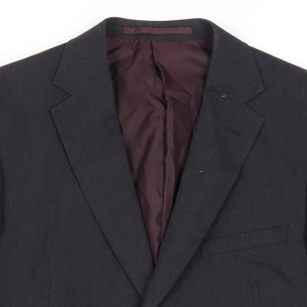 Mens UK Size 40 Marks and Spencer Regular Black Suit Jacket