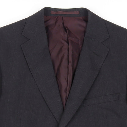 Mens UK Size 40 Marks and Spencer Regular Black Suit Jacket