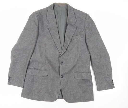 Mens UK Size 40 Canda Regular Grey Suit Jacket