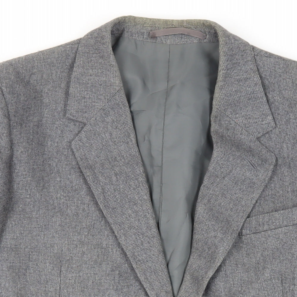 Mens UK Size 40 Canda Regular Grey Suit Jacket