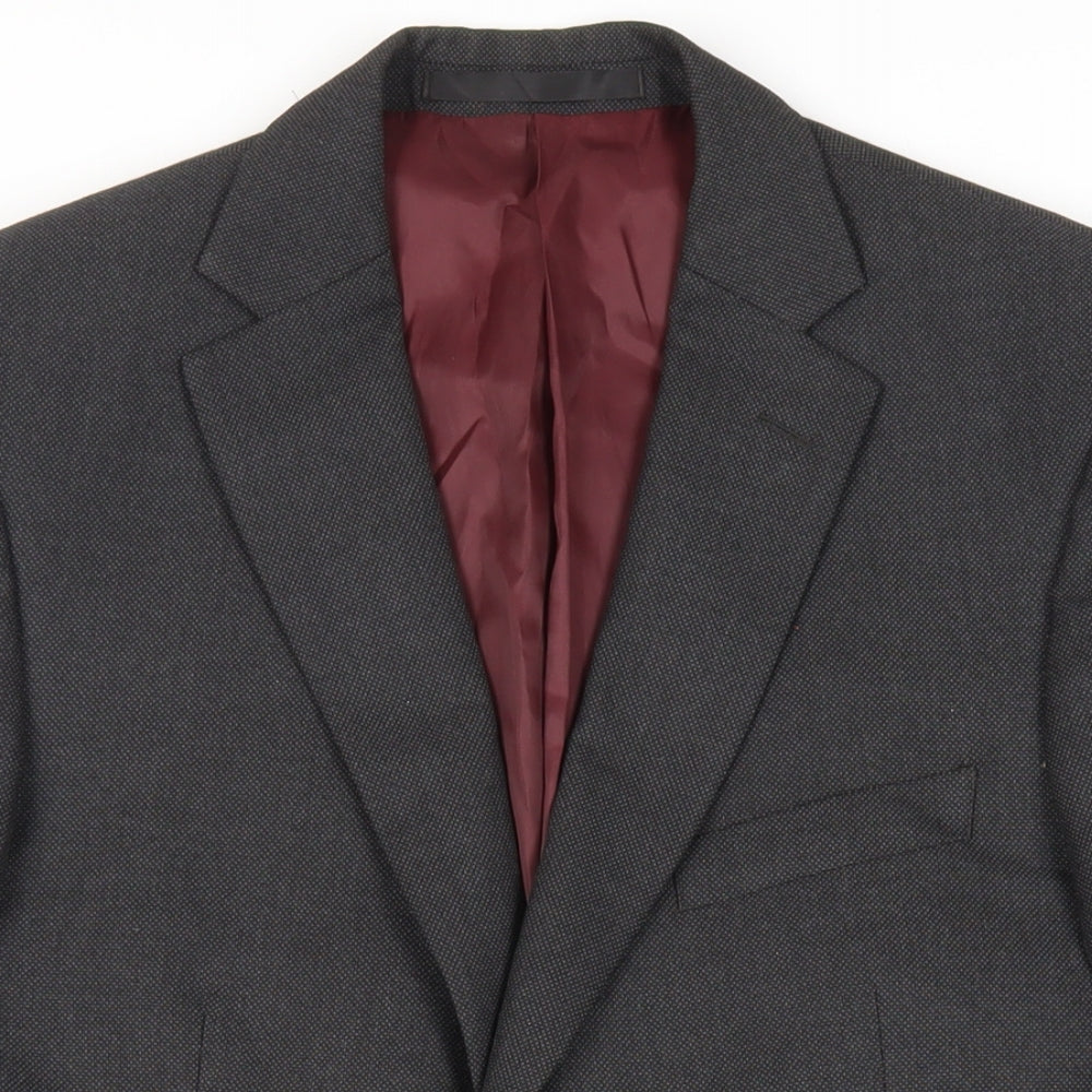 Mens UK Size 46 Marks and Spencer Regular Grey Suit Jacket