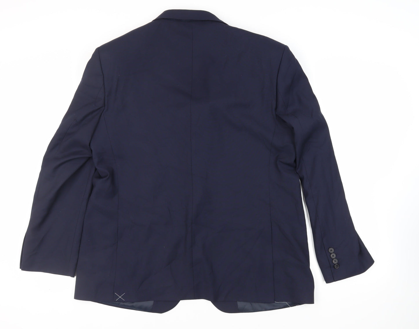 Mens UK Size 46 Marks and Spencer Regular Blue Suit Jacket