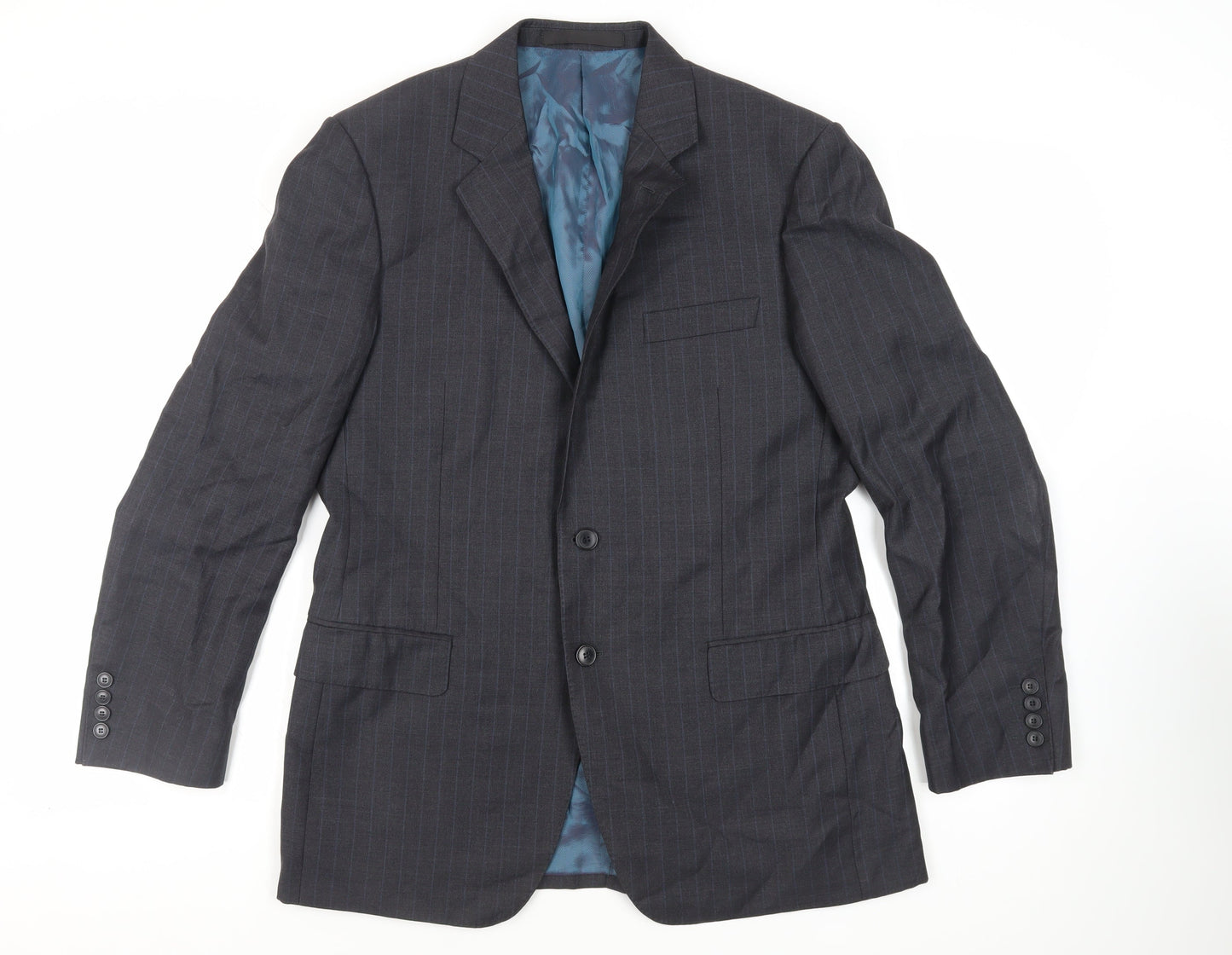 Mens UK Size 40 Marks and Spencer Regular Grey Suit Jacket