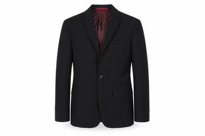 Mens UK Size 34 Topman Regular Black Suit Jacket