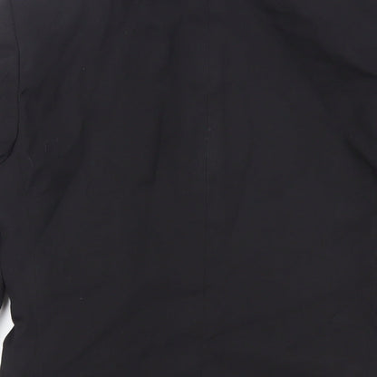 Mens UK Size 34 Topman Regular Black Suit Jacket