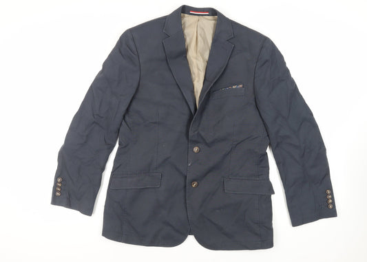 Mens UK Size 38 Brook Taverner Regular Blue Suit Jacket