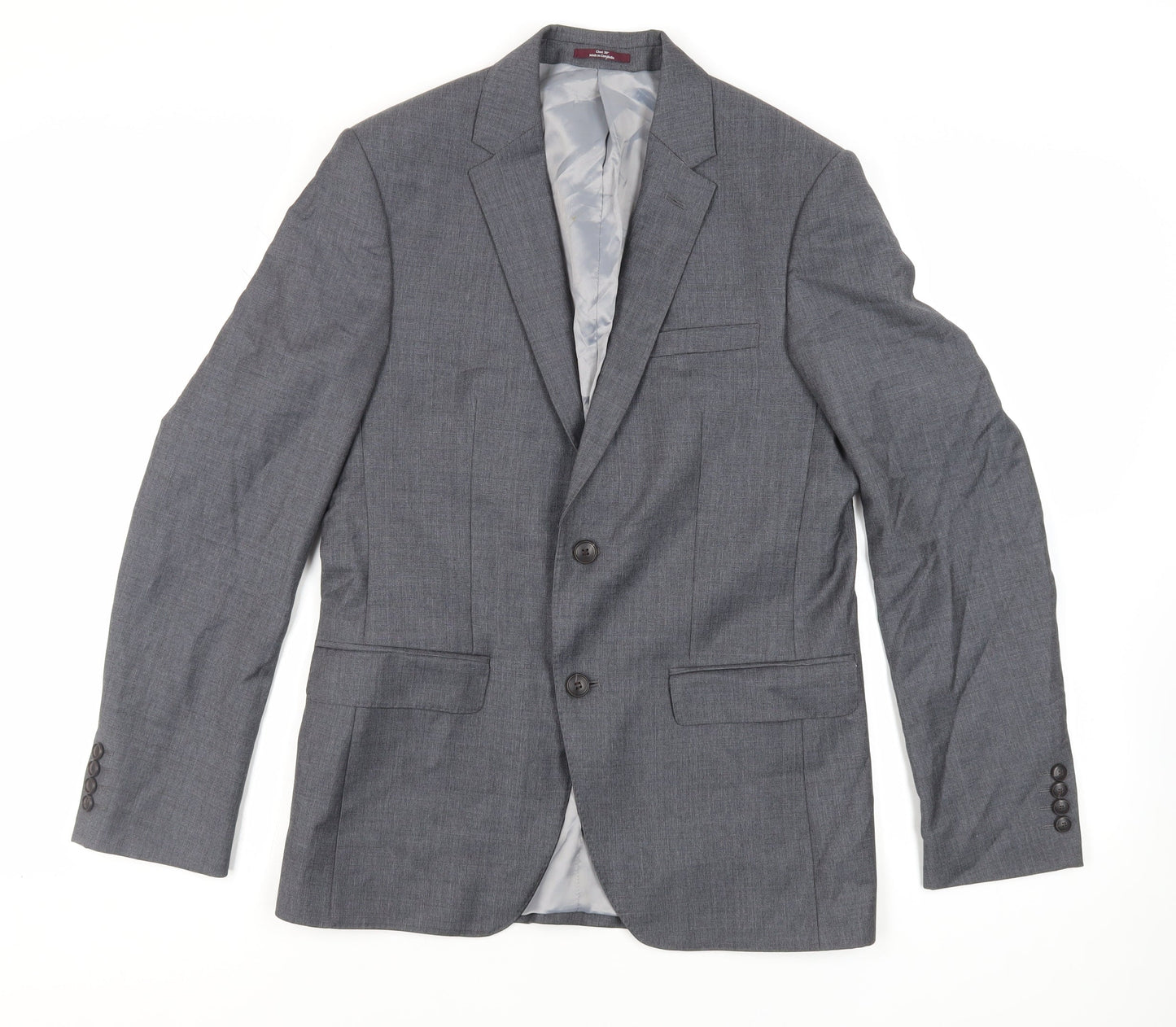 Mens UK Size 38 Marks and Spencer Regular Grey Suit Jacket