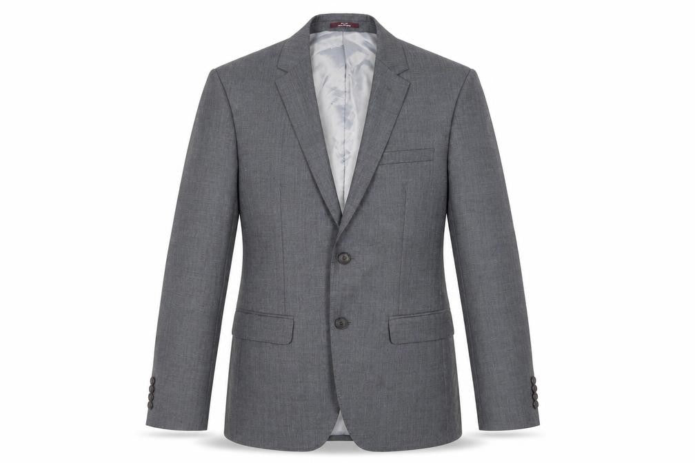 Marks & Spencer Mens Grey Wool Jacket Suit Jacket Size 38 Regular