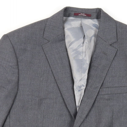 Mens UK Size 38 Marks and Spencer Regular Grey Suit Jacket