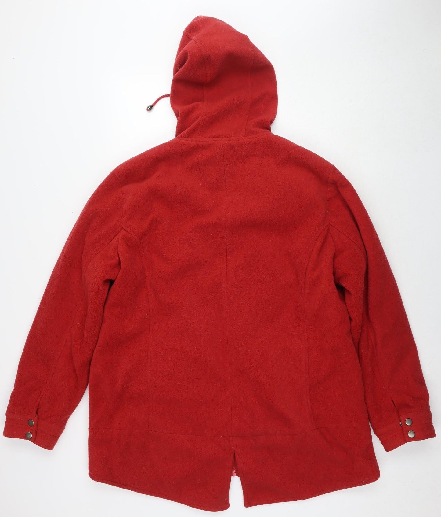 Cotton Traders Womens Red Jacket Size 20 Zip