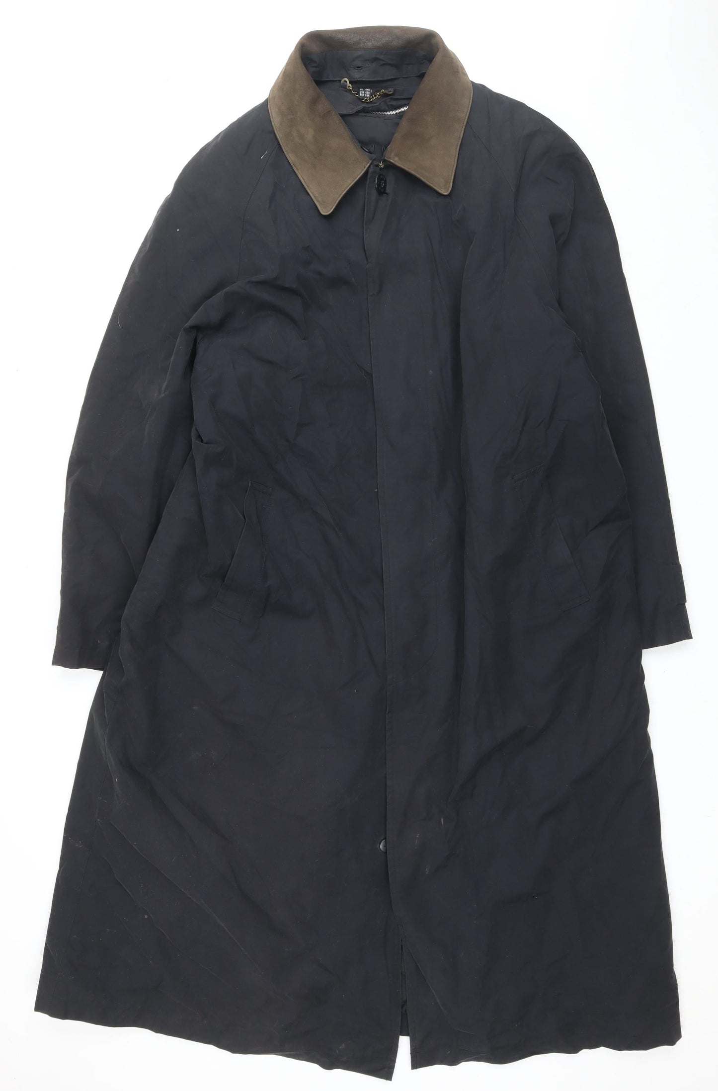 Mens UK Size XL Rainman London Black Pea Coat