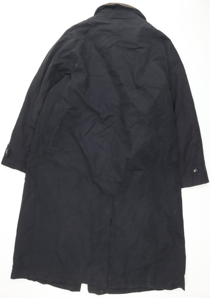 Mens UK Size XL Rainman London Black Pea Coat