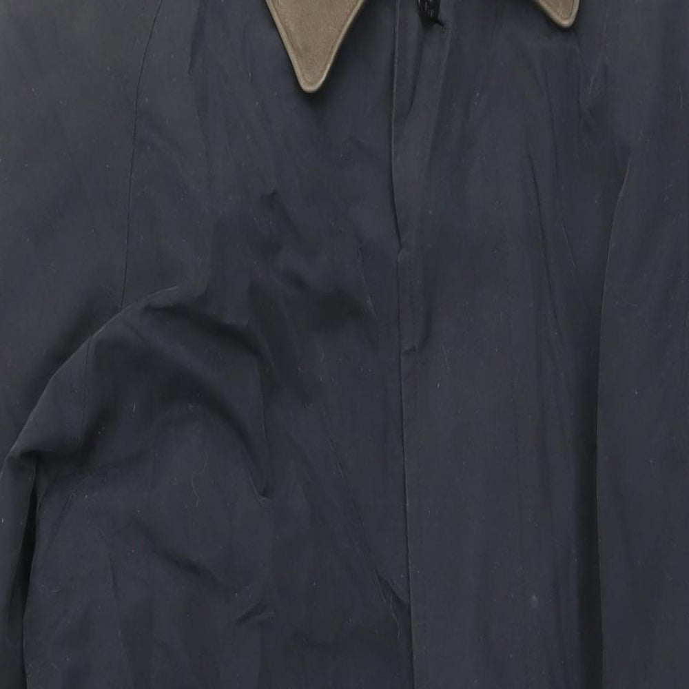 Mens UK Size XL Rainman London Black Pea Coat
