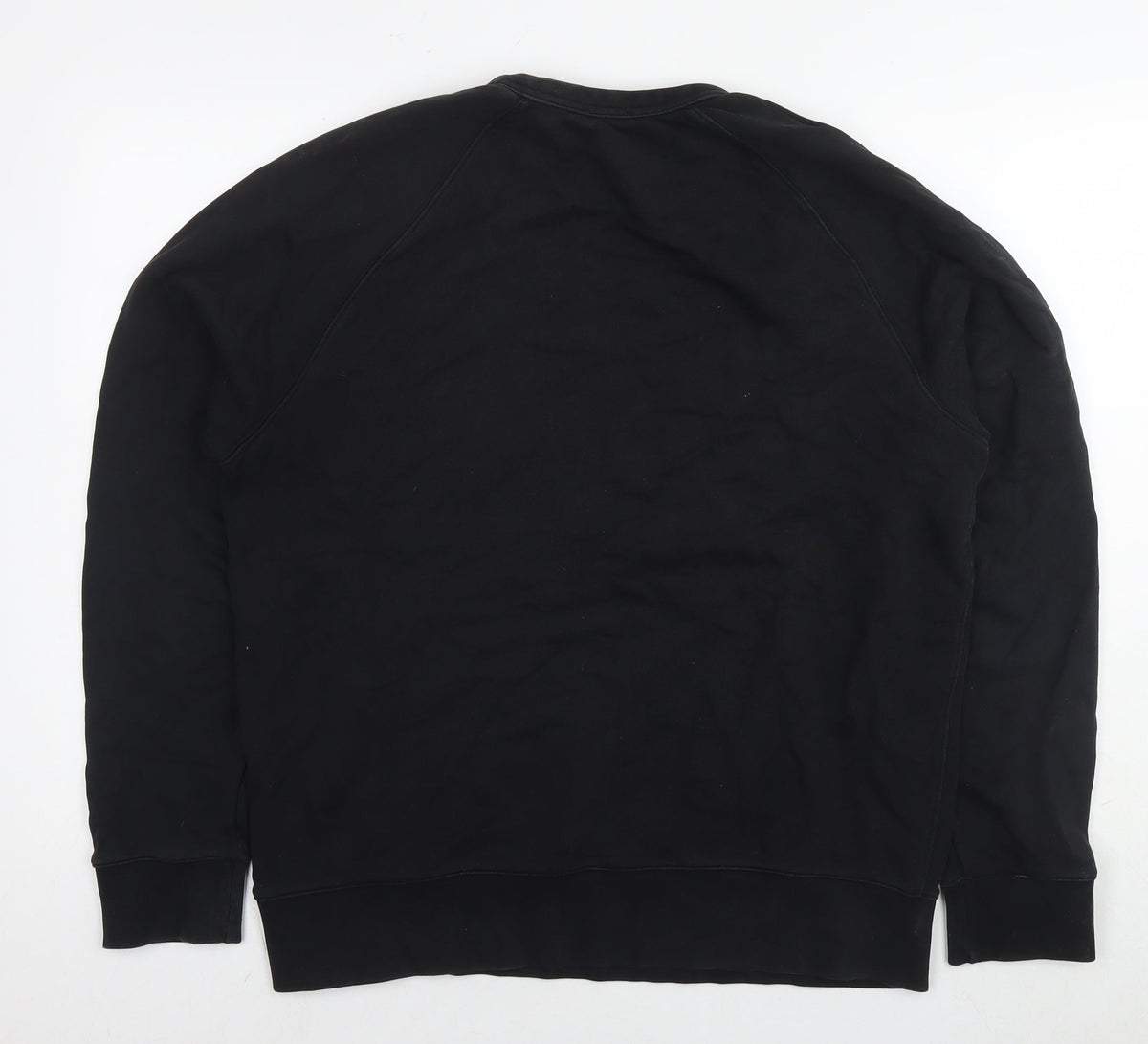 Arket Mens Black Cotton Pullover Sweatshirt Size M