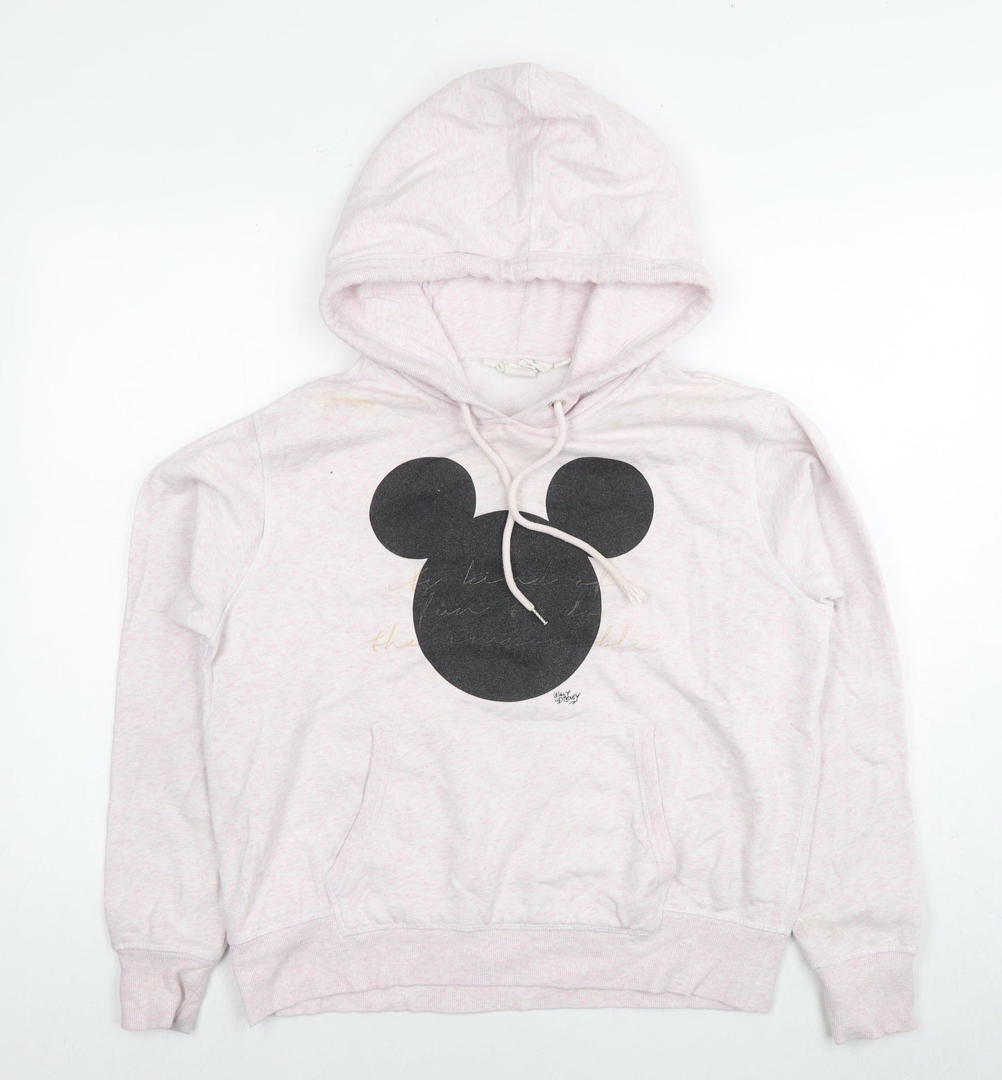 Womens UK Size M Disney Pink Pullover Sweatshirt