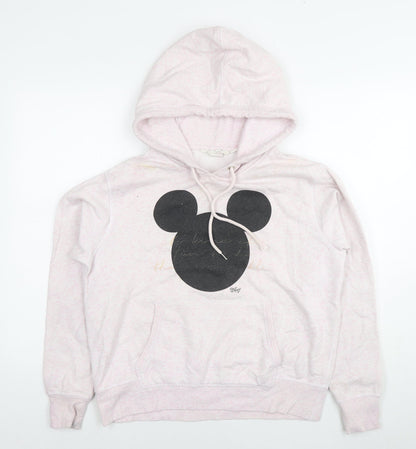 Womens UK Size M Disney Pink Pullover Sweatshirt