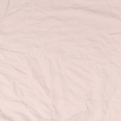 Womens UK Size L C&A Pink Basic T-Shirt