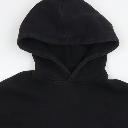 Zara Womens Black Polyester Pullover Hoodie Size XS Pullover