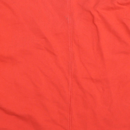 Womens UK Size 10 Marks and Spencer Red Basic T-Shirt