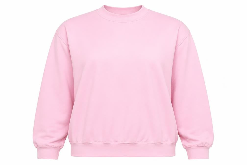 Womens UK Size XL Boohoo Pink Pullover Sweatshirt