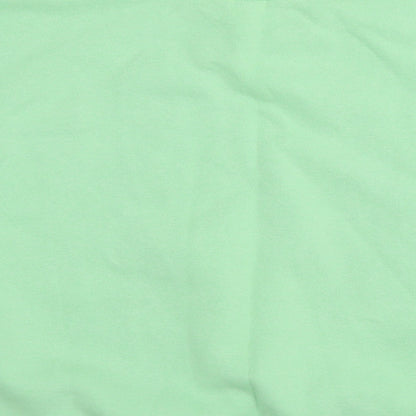 H&M Womens Green Cotton Pullover Sweatshirt Size M Pullover - Tennis Club