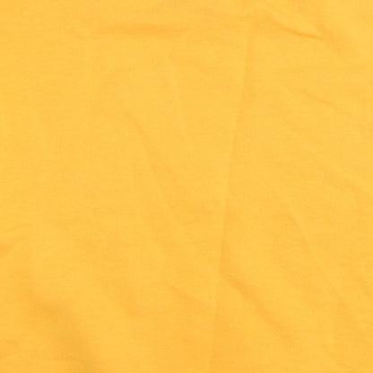 H&M Womens Yellow Cotton Pullover Sweatshirt Size M Pullover - The energy you want to attract