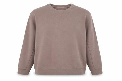 Topshop Womens Brown Cotton Pullover Sweatshirt Size M Pullover