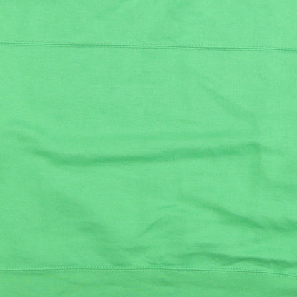 Zara Womens Green Cotton Pullover Sweatshirt Size S Pullover