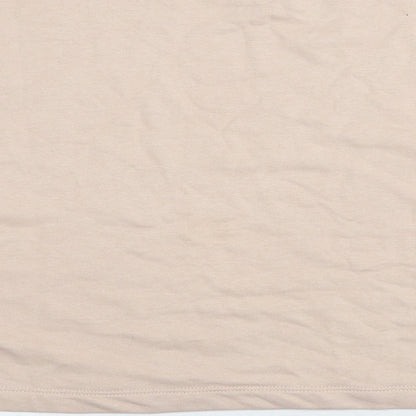 Womens UK Size XL Pull&Bear Beige Pullover Sweatshirt