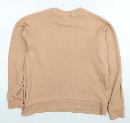 Next Womens Beige Cotton Pullover Sweatshirt Size M Pullover - New York