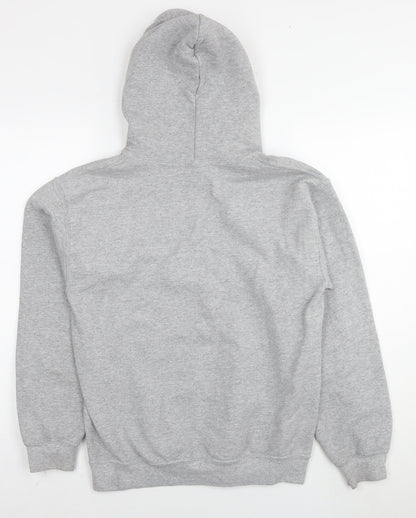 Mens UK Size S Boohoo Grey Pullover Hoodie