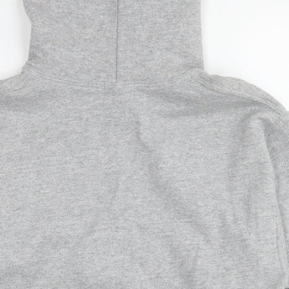 Mens UK Size S Boohoo Grey Pullover Hoodie