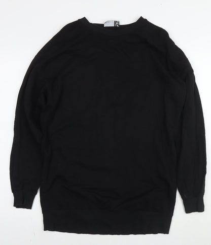 Womens UK Size 10 ASOS Black Pullover Sweatshirt