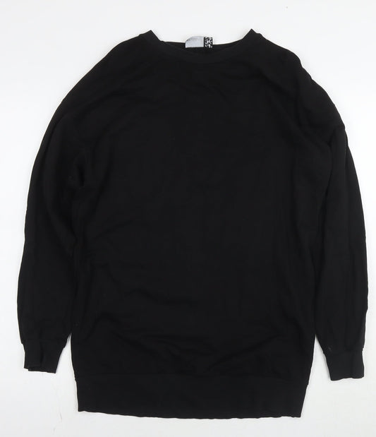 Womens UK Size 10 ASOS Black Pullover Sweatshirt