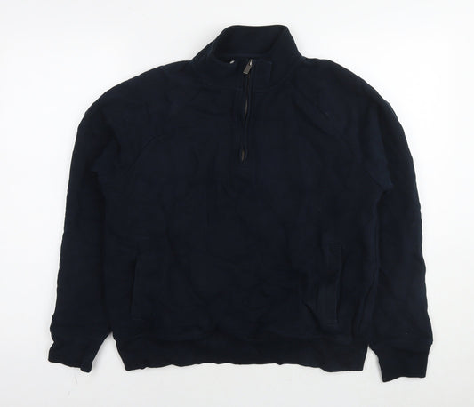 Womens UK Size M Marks and Spencer Black Pullover Sweatshirt