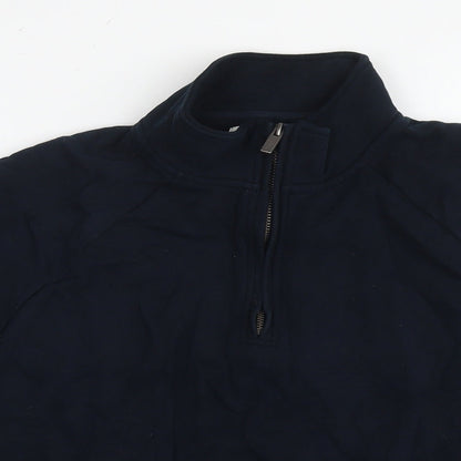 Womens UK Size M Marks and Spencer Black Pullover Sweatshirt