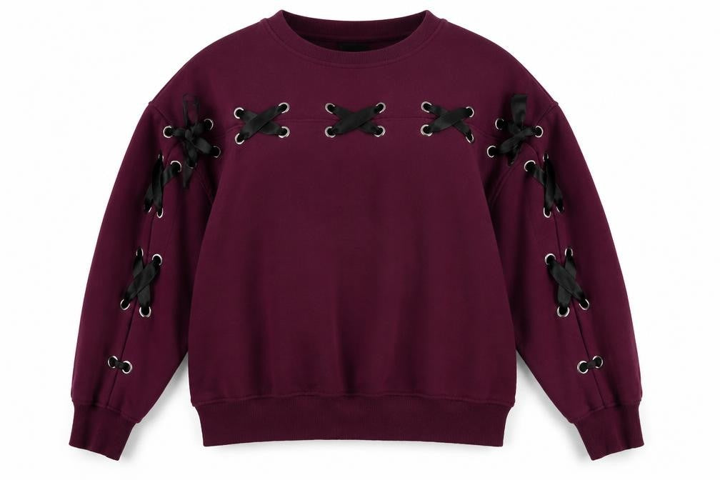 Womens UK Size S Divided by H&M Purple Pullover Sweatshirt