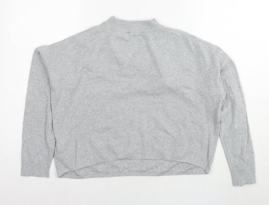 Womens UK Size S Divided by H&M Grey Pullover Sweatshirt
