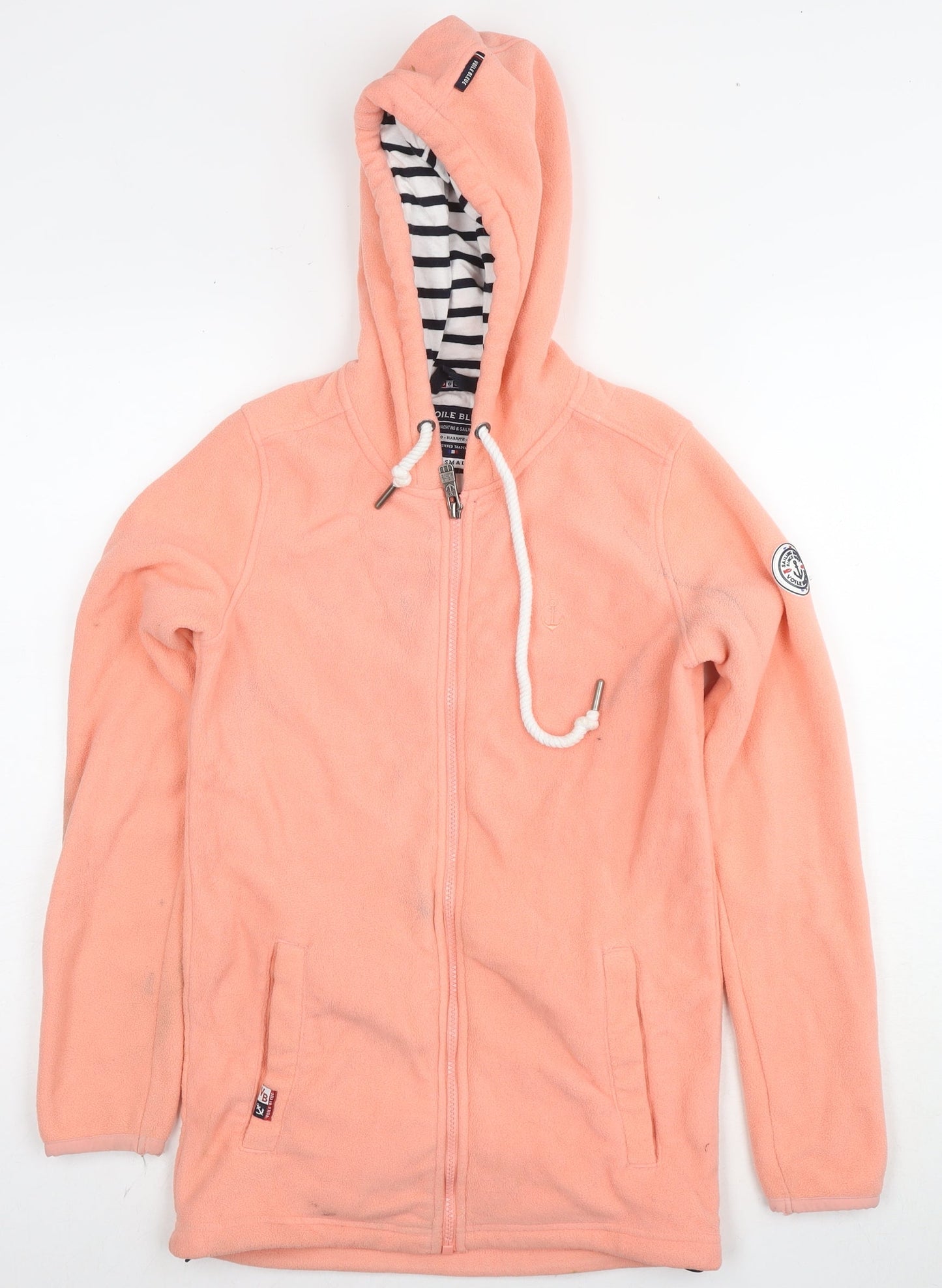 Voile Bleue Girls Beige Jacket Size S Zip