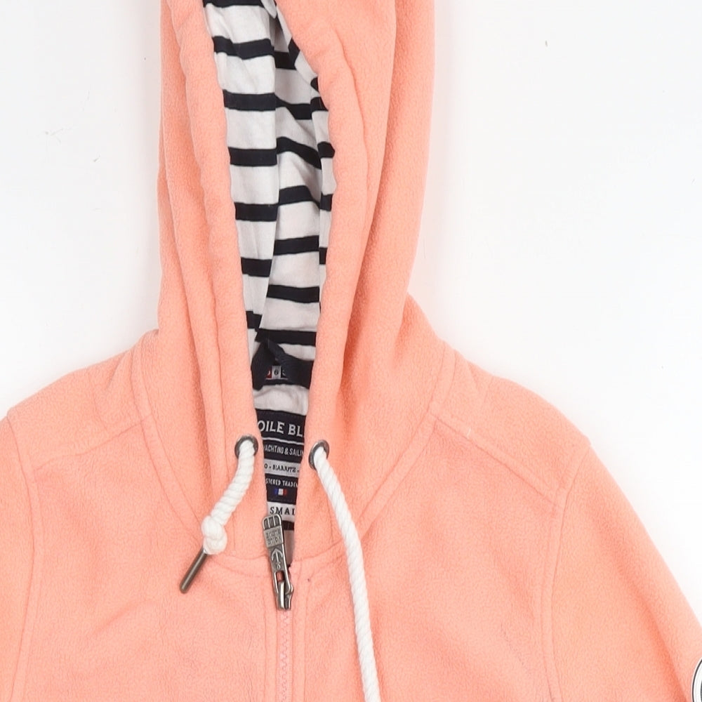 Voile Bleue Girls Beige Jacket Size S Zip