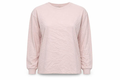 Marks & Spencer Womens Pink Cotton Pullover Sweatshirt Size 10 Pullover - Tunic