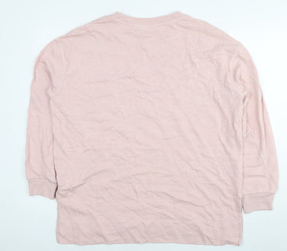 Womens UK Size 10 Marks and Spencer Pink Pullover Sweatshirt