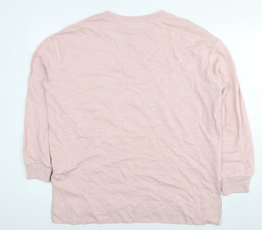 Womens UK Size 10 Marks and Spencer Pink Pullover Sweatshirt