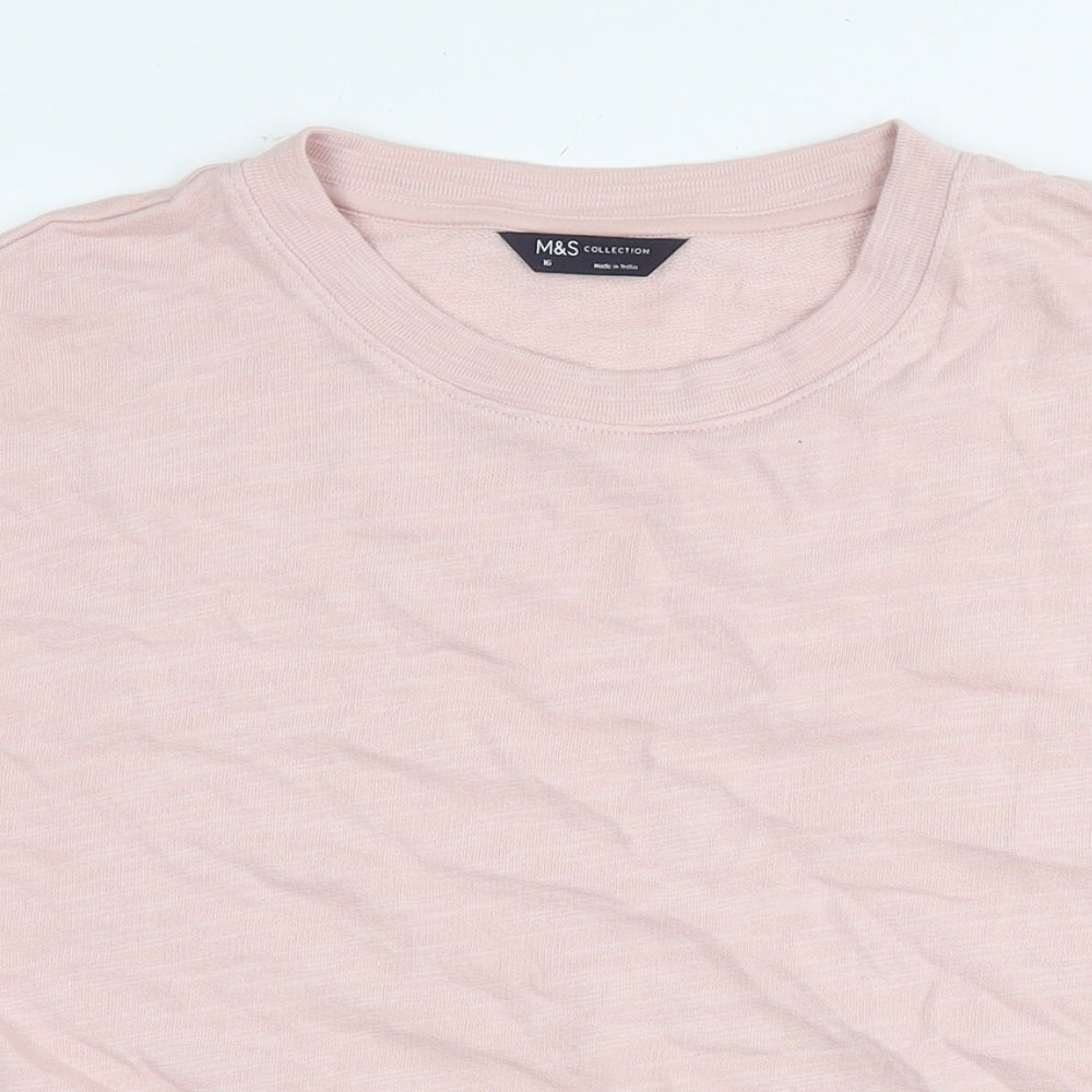 Womens UK Size 10 Marks and Spencer Pink Pullover Sweatshirt