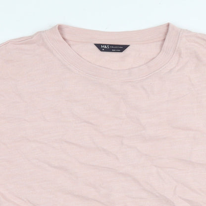 Womens UK Size 10 Marks and Spencer Pink Pullover Sweatshirt